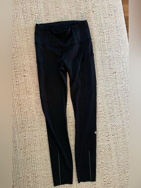 lululemon athletica Black High-Performance Leggings
